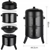 Multifunctionele barbecue - 3-in-1 - 44x53x80 cm