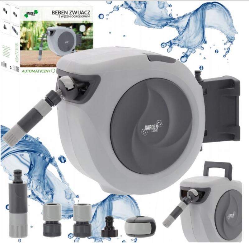 Tuinslanghaspel - 30 meter - automatisch - slang