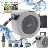 Tuinslanghaspel automatisch 20m - Slang - Automatisch oprolsysteem - 20m - 20x45x35cm
