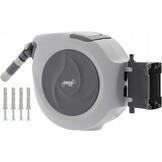 Tuinslanghaspel automatisch 20m - Slang - Automatisch oprolsysteem - 20m - 20x45x35cm