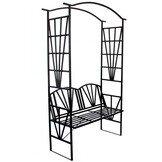 Tuinpergola met bank - 110x50x206cm