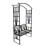 Tuinpergola met bank - 110x50x206cm