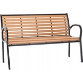 Tuinbank - bruin - 125x60x80 cm