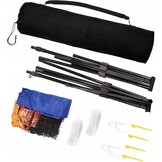 Verstelbaar volleybalnet - Multifunctioneel - 305x103x95/155/225 cm