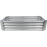 Verhoogde moestuinbak galvaniseerd - 180x90x30cm - rechthoekig