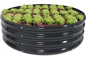 Verhoogde moestuinbak - Antraciet - 120x120x30cm