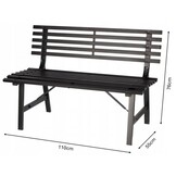 Tuinbank - 110x55x76 cm