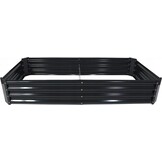 Moestuinbak antraciet 240x120x30 - Rechthoekig