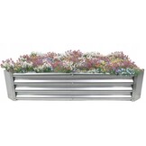 Verhoogde moestuinbak - Rechthoekig - Verzinkt - 140x60x30 cm