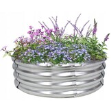 Verhoogde moestuinbak - Verzinkt - Rond - 90x90x30cm