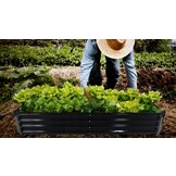 Moestuinbak antraciet 120x60x30 - Rechthoekig