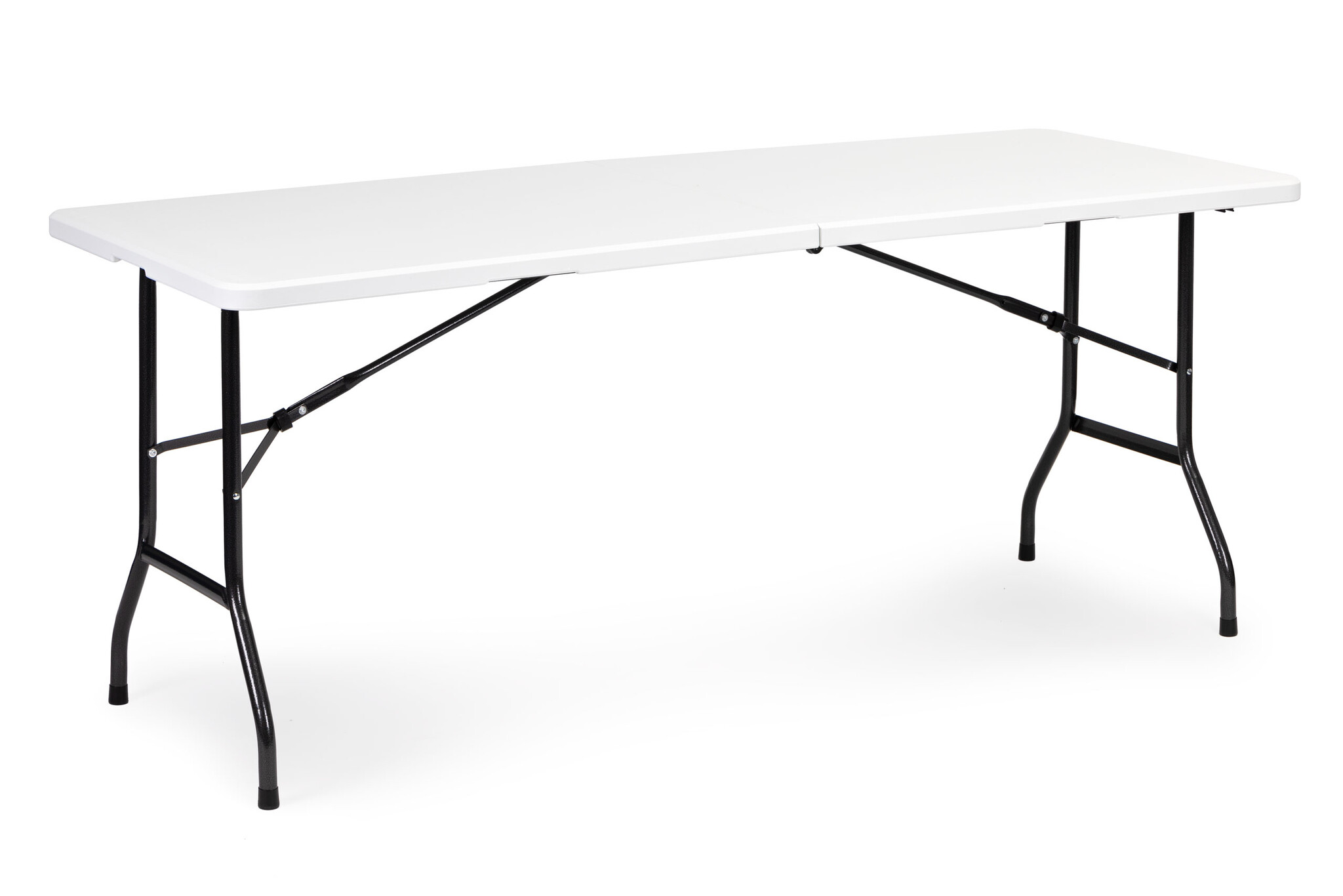 Picknicktafelset wit 180cm - Horeca - 2 banken - Banket.