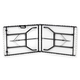 Picknicktafelset wit 180cm - Horeca - 2 banken - Banket.