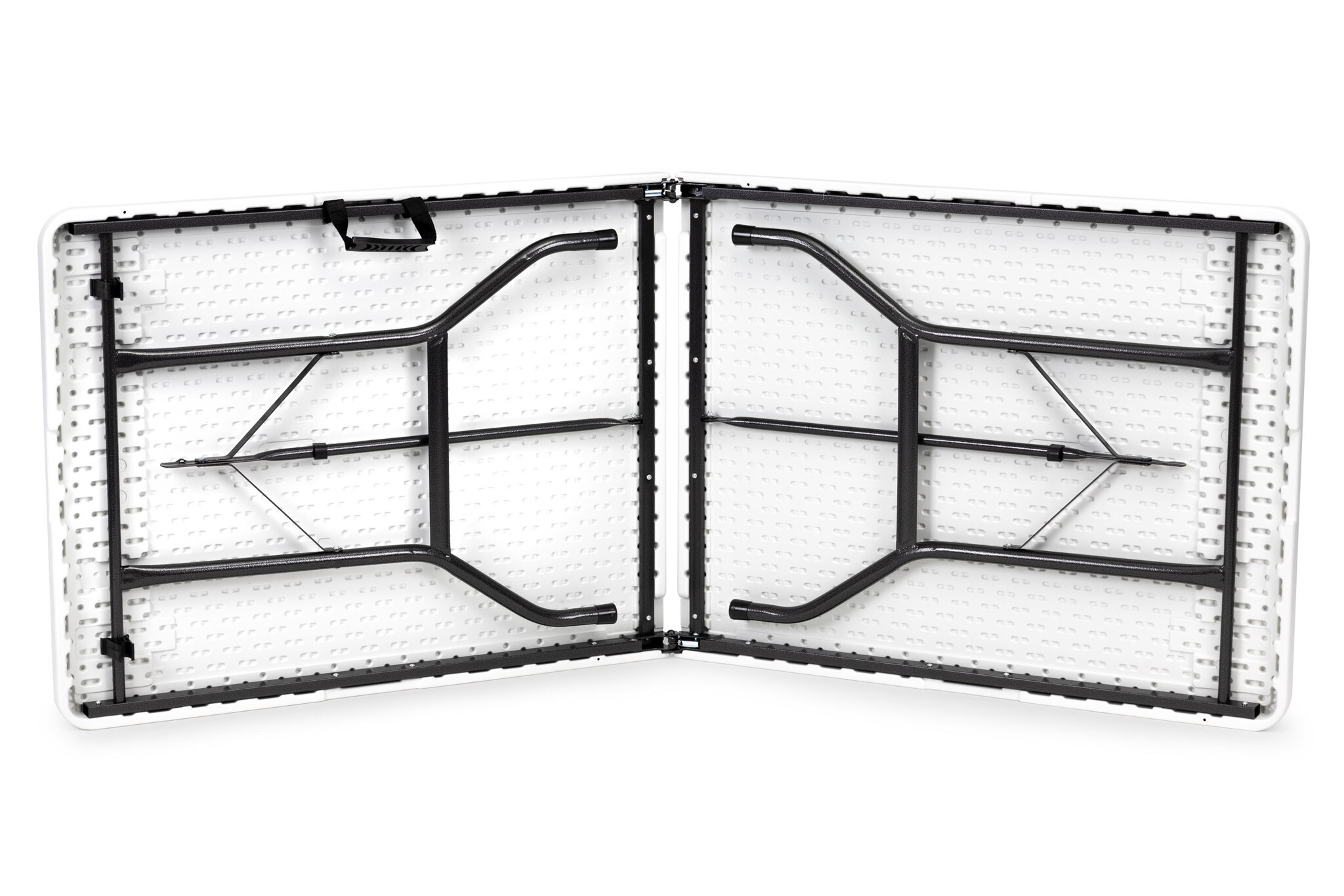 Picknicktafelset wit 180cm - Horeca - 2 banken - Banket.