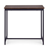 Industriële eethoek - metaal MDF - antiek hout - 100x60x75cm