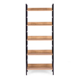 Industriële boekenkast - Metaal MDF - 5 planken - 160cm