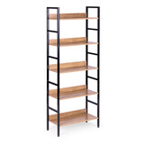 Industriële boekenkast - Metaal MDF - 5 planken - 160cm