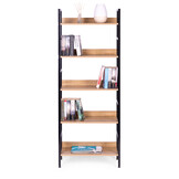 Industriële boekenkast - Metaal MDF - 5 planken - 160cm