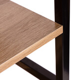 Industriële boekenkast - Metaal MDF - 5 planken - 160cm