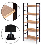 Industriële boekenkast - Metaal MDF - 5 planken - 160cm