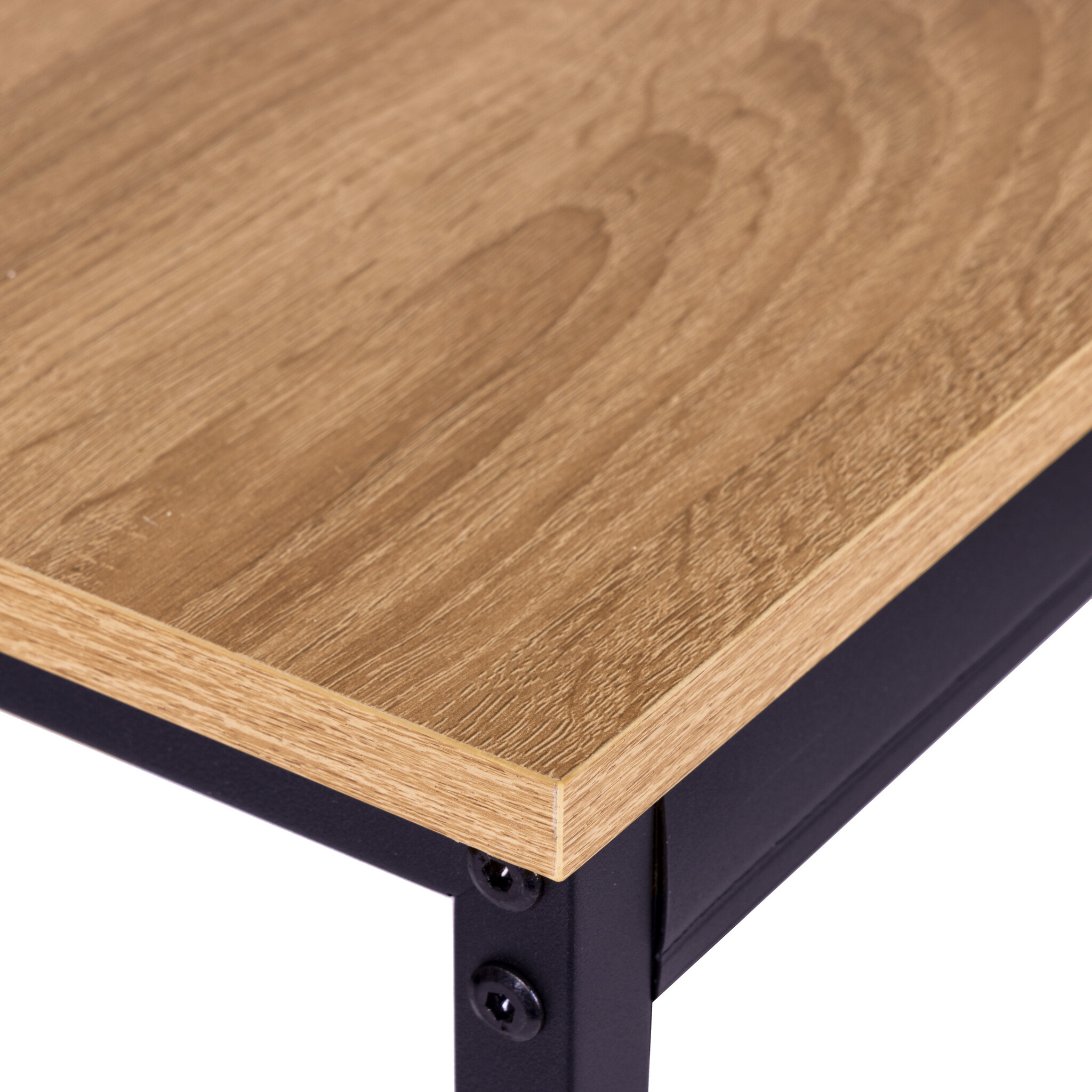 Eettafel met stoelen - Metalen MDF - 2 stoelen