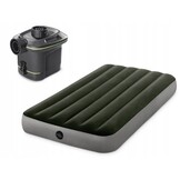 Intex luchtbed met pomp - Elektrische pomp - Afmeting: 191 x 99 x 25 cm