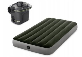Intex luchtbed met pomp - Elektrische pomp - Afmeting: 191 x 99 x 25 cm