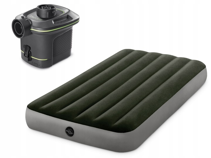 Intex luchtbed met pomp - Elektrische pomp - Afmeting: 191 x 99 x 25 cm