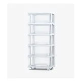 Kunststof ladekast op wielen - Kast - Lades - 98 x 40 x 33 cm