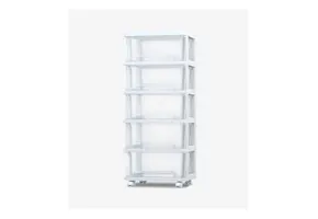 Kunststof ladekast op wielen - Kast - Lades - 98 x 40 x 33 cm