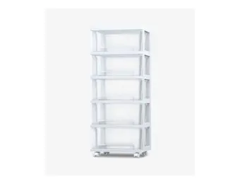 Kunststof ladekast op wielen - Kast - Lades - 98 x 40 x 33 cm