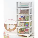 Kunststof ladekast op wielen - Kast - Lades - 98 x 40 x 33 cm