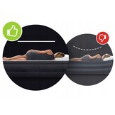Intex opblaasbaar luchtbed met ingebouwde pomp - fluwelen bed - 64150ND - afmeting: 203x152x46cm