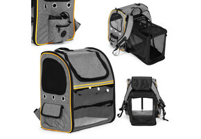 Opvouwbare dierenrugzak - Groot - Duurzaam - Voor katten en honden
