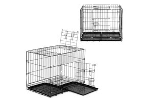 Hondenbench - metaal - groot -  67 x 59 x 83 cm