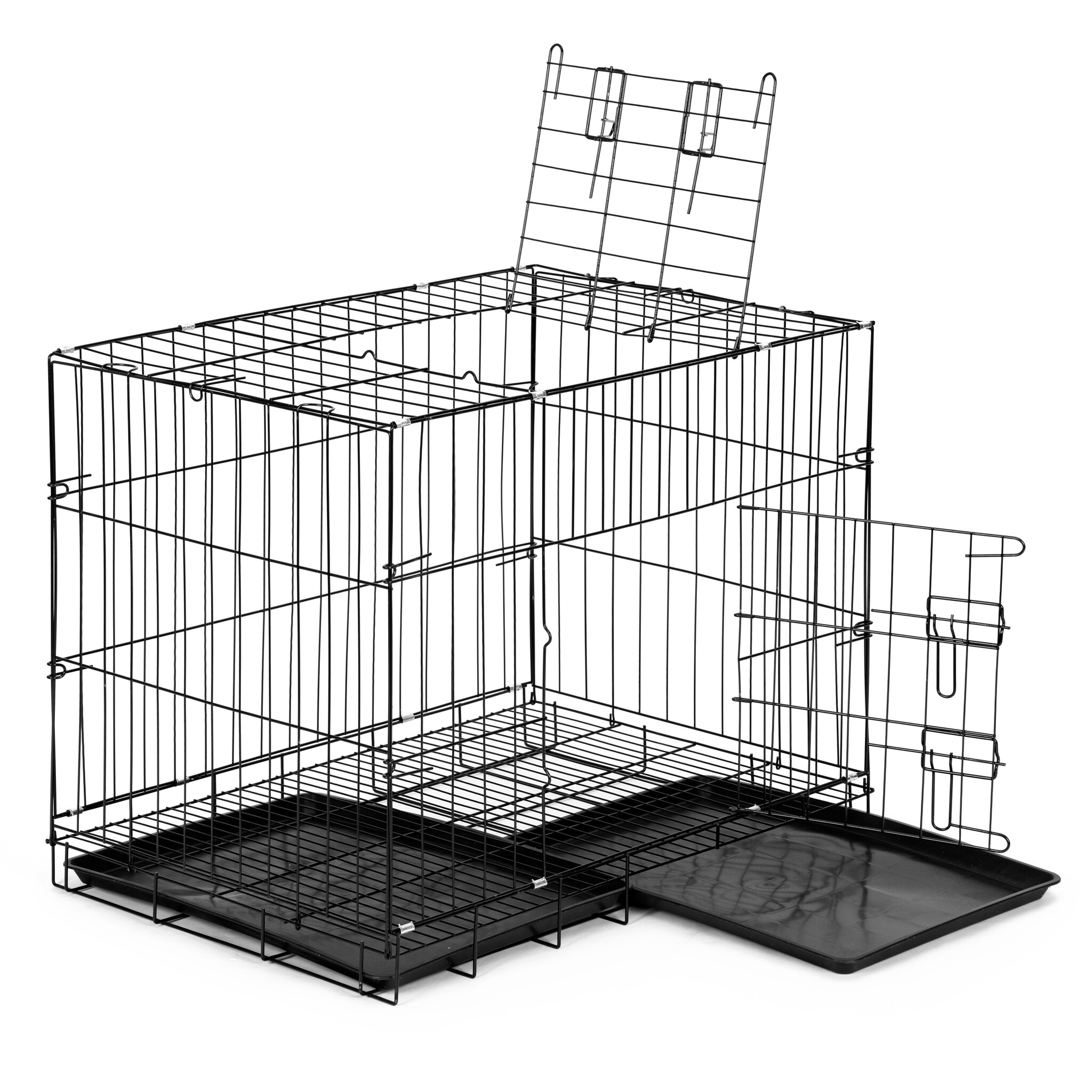 Hondenbench - metaal - groot - 67 x 59 x 83 cm