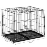 Hondenbench - metaal - groot -  67 x 59 x 83 cm