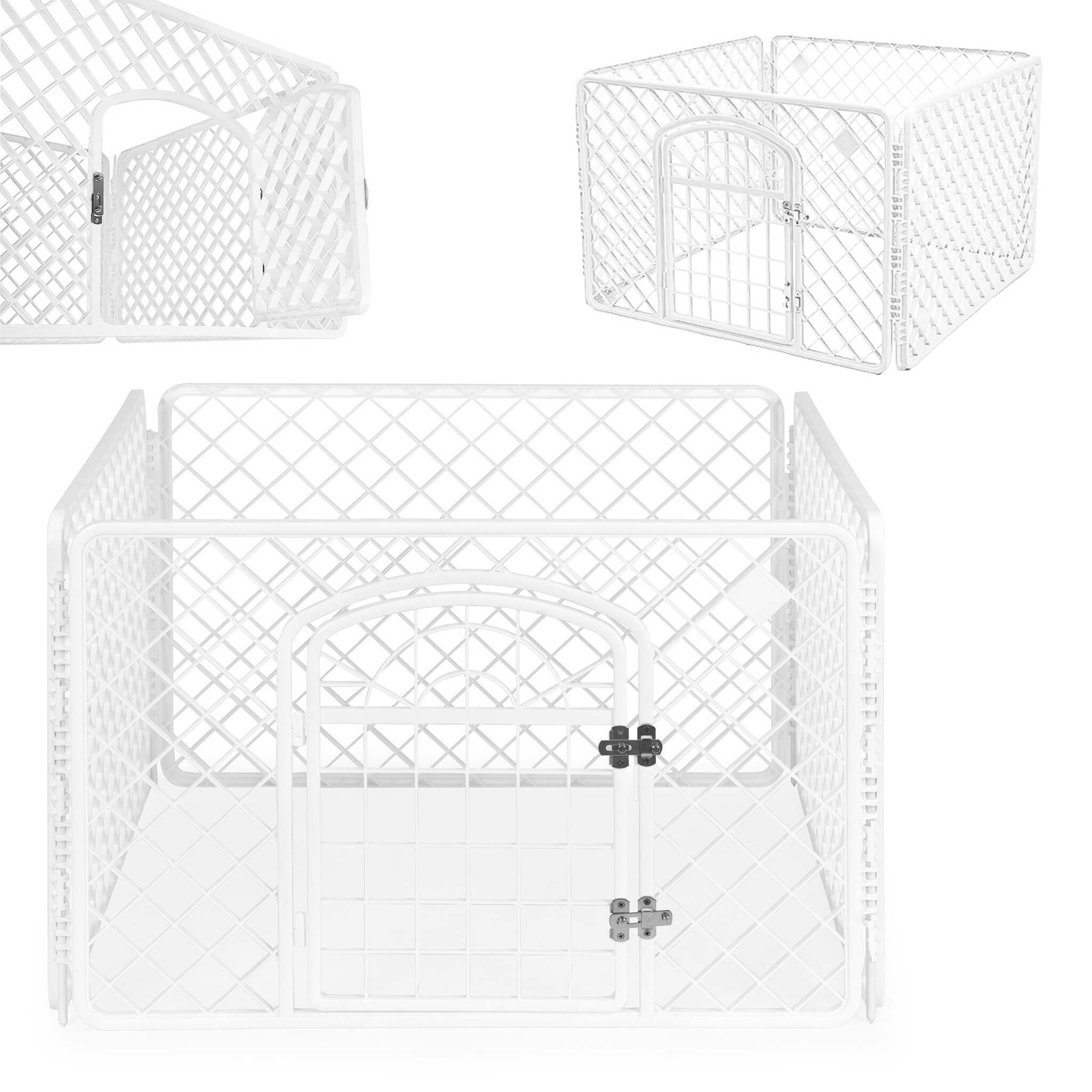 Dierenkooi - wit - groot - kooi - 60 x 91 x 91 cm