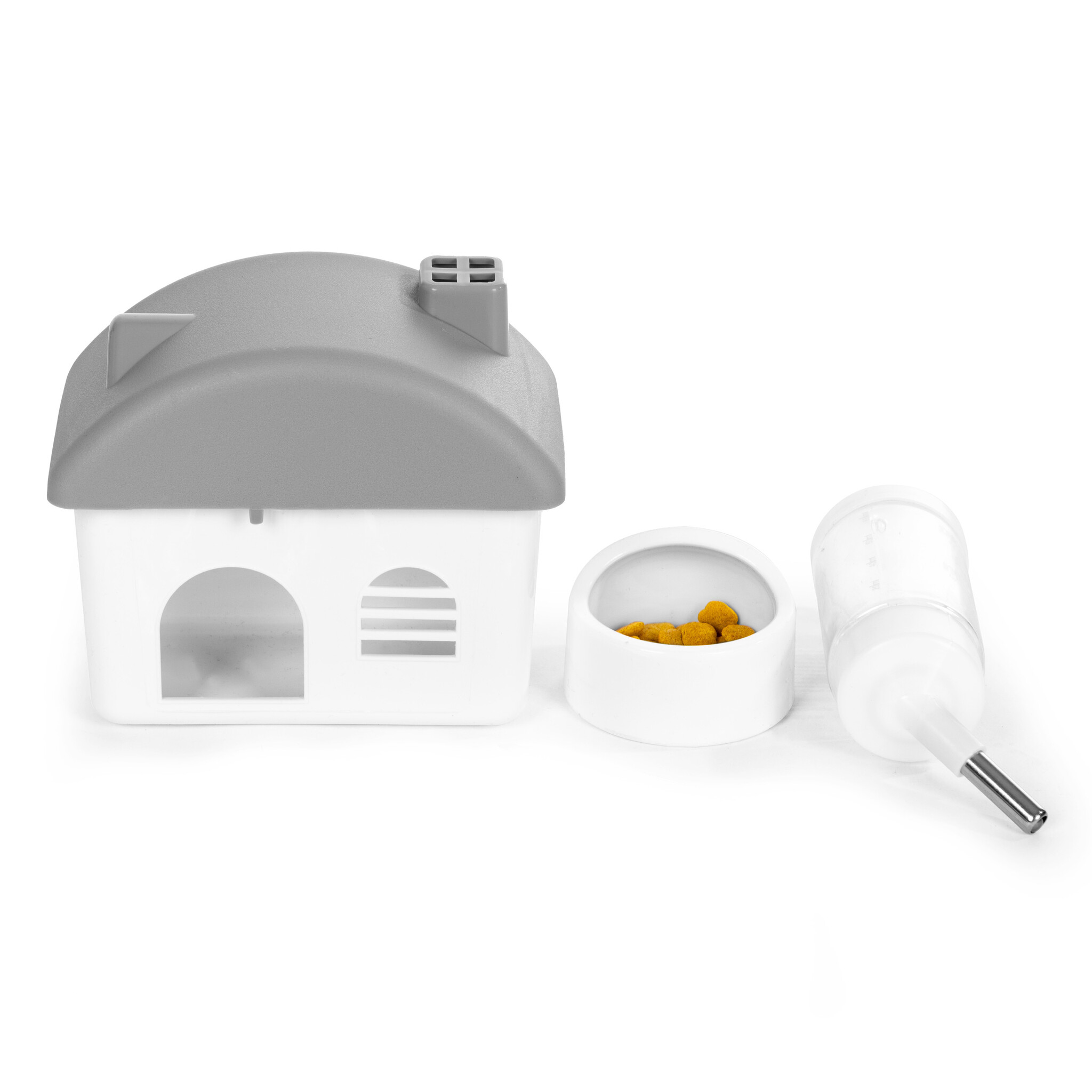 Hamsterkooi compleet - zaagsel - voer - 30 x 46 x 29 cm