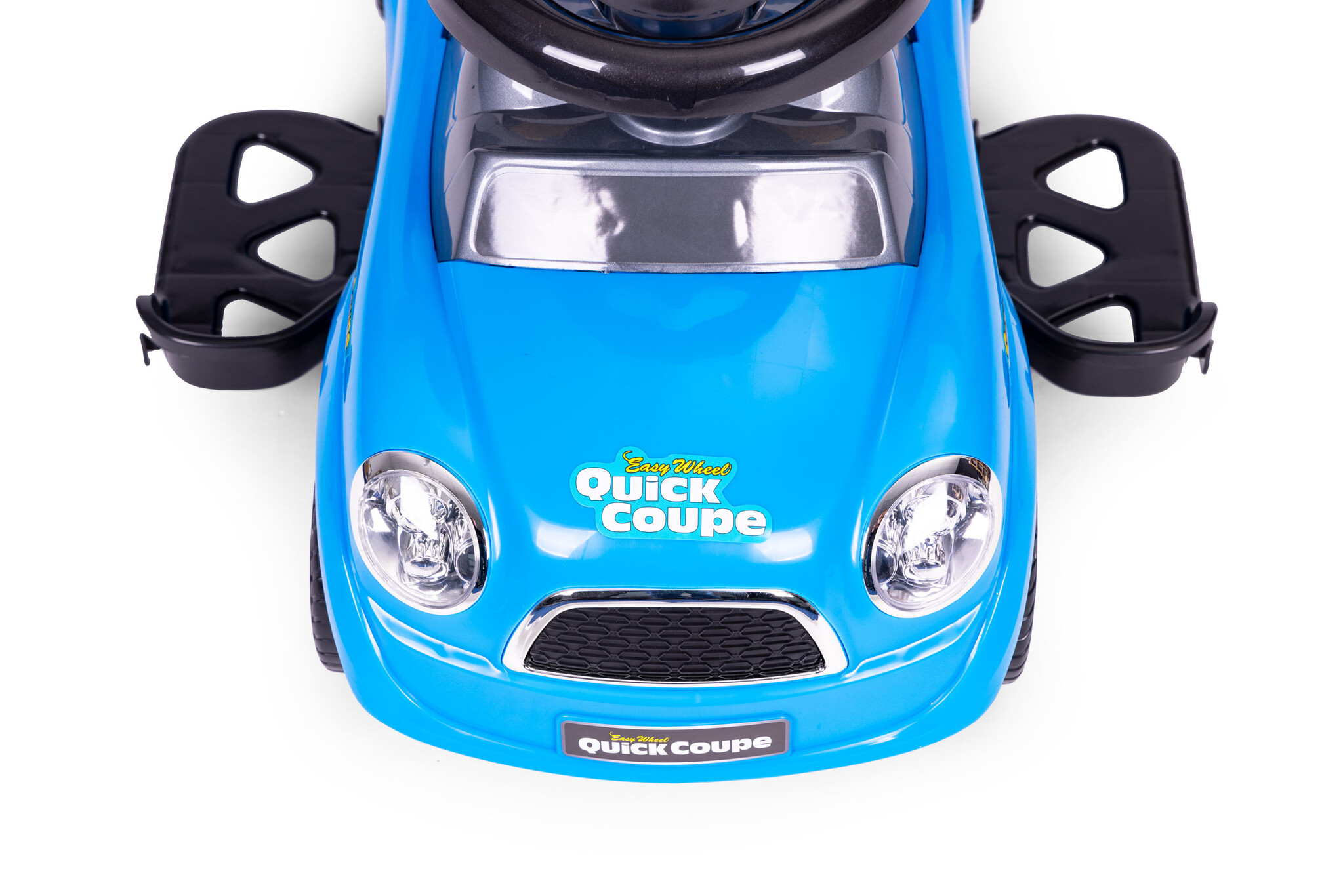 Blauwe loopauto - loopwagentje