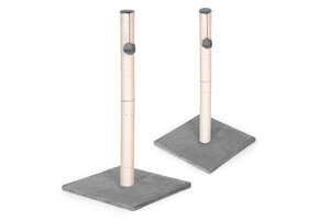 Kattenkrabpaal - sisalpaal - zachte basis - 88 cm