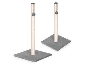 Kattenkrabpaal - sisalpaal - zachte basis - 88 cm