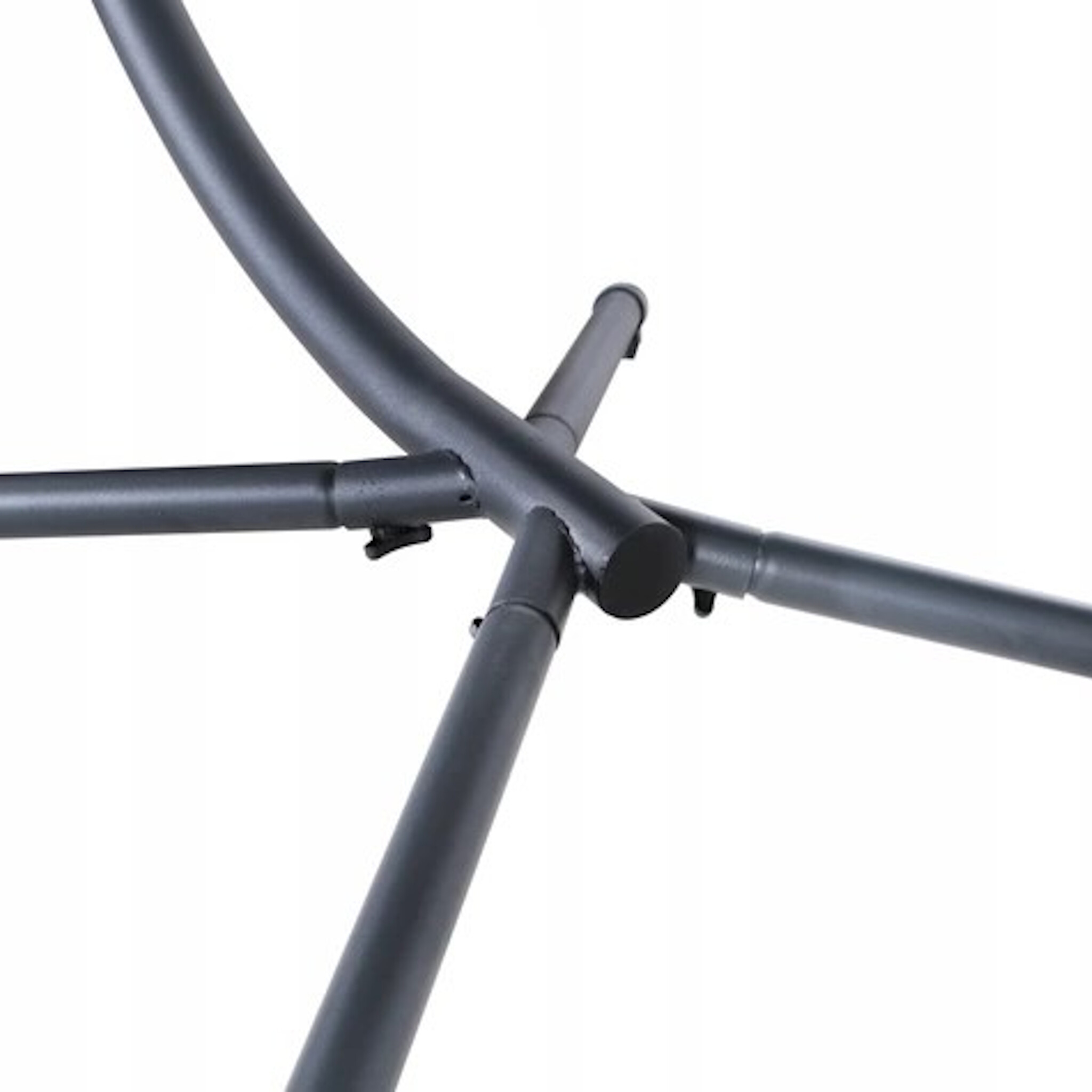 Hangstoel met standaard - grijs - tuinschommel - hangfauteuil