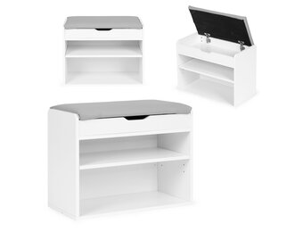 Schoenenbank - 30 x 60 x 47 cm - met zitje