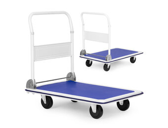 Plateauwagen opvouwbaar 300kg - Magazijnplatformtransportwagen