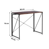 Industrieel bureau - Modern - Loft - Computer - 90x75x45cm