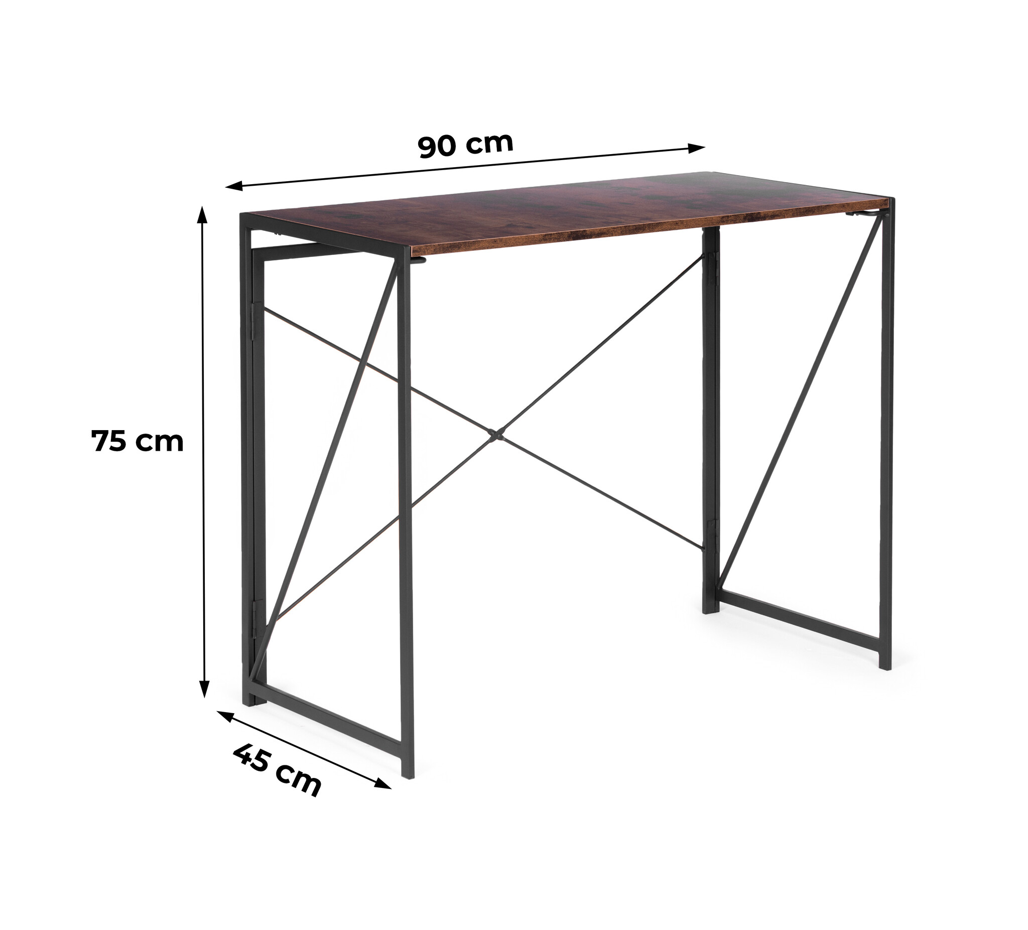 Industrieel bureau - Modern - Loft - Computer - 90x75x45cm