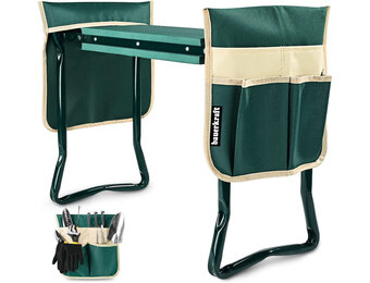 Tuinkruk met opbergvakken - Opvouwbaar - 4in1 - Knieler