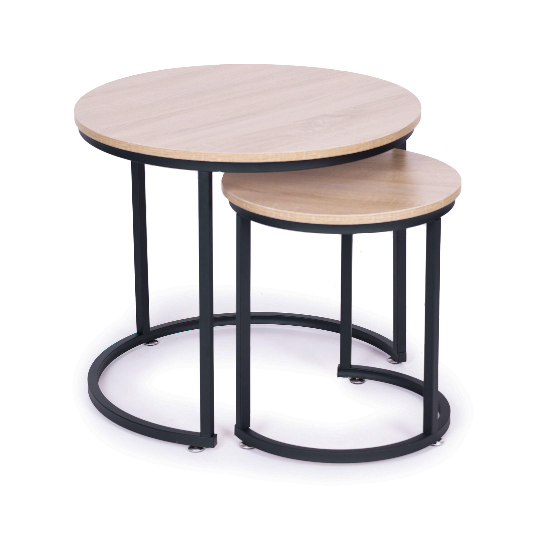 Nesttafels scandinavisch design - rond - Lofoten - set van 2