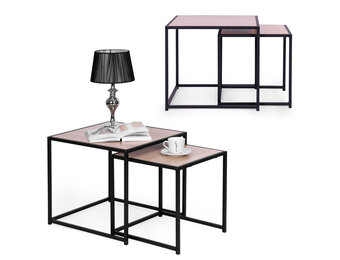 Nesttafels scandinavisch design - Lofoten - Set van 2 - 50 en 40 cm